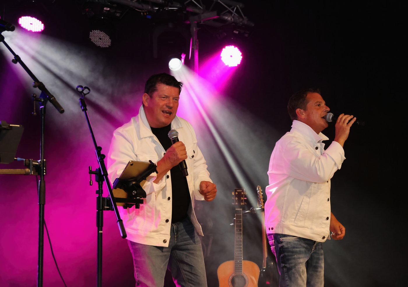 André Kranz und Friedhelm Ralla auf der Bühne