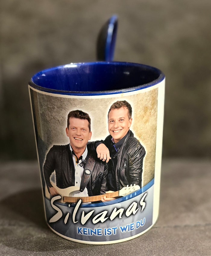 Silvanas-Kaffeetasse mit Löffel